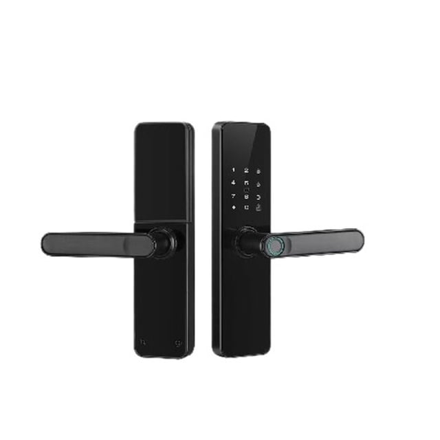 Serrure de Porte Intelligente Serrure Intelligente Empreinte Digitale Biométrique Accès Intelligent Sans Clé Mot de Passe Carte CI Smartlife,Résistant à la Corrosion