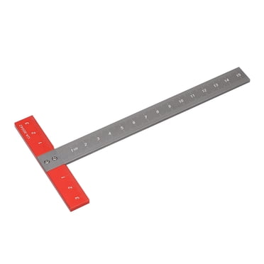Règle Carrée en T, Règle Légère en Alliage d'Aluminium en Forme de T Facile à Utiliser pour Charpentier