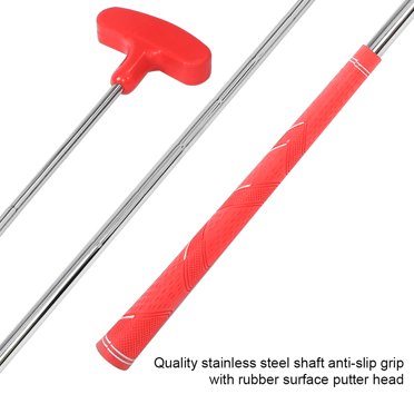 Golf Putter, Lightweight Stainless Steel Shaft Kids Golf Putter 35inch Mini with Rubber Head for 18 Hole Mini Golf Course