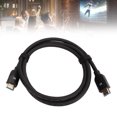 thumbnail image 1 of Video Cable, Black Display Cable HD Multimedia Interface 2.1 PVC Cord High Speed Support 4K 2160P 8K Durable Video HD Cable For  TV Game PC Laptop, 1 of 8