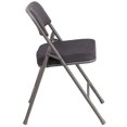 thumbnail image 3 of Flash Furniture Hercules Series Gray Fabric Metal Folding Chair, 3 of 9