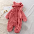 thumbnail image 4 of DPTALR Combinaison à Capuche pour Bébé Manches Oreilles Fermeture Éclair Hiver, 4 of 7