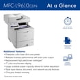 thumbnail image 4 of Brother MFCâL9610CDN Enterprise Color Laser AllâinâOne Printer with Fast Printing, Large Paper Capacity, and Advanced Security Features, 4 of 8