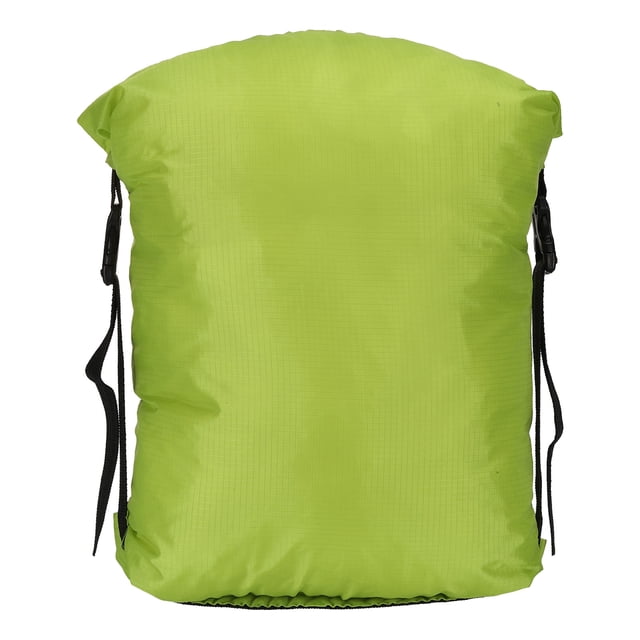 Unique Bargains Sac de Compression, Sac de Rangement Imperméable Format P pour Sac de Couchage pour la Randonnée, Jaune Vert