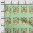 thumbnail image 1 of oneOone Silk Tabby Fabric Leaves & Floral Artistic Print Fabric BTY 42 Inch Wide, 1 of 4