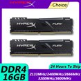 thumbnail image 1 of Fury DDR4 16GB 3600MHz 3200MHz 2666MHz 2400MHz 2133MHz DRAM CL18 CL16 1.35V DIMM 288pin 16G 3200MHz 1PCS, 1 of 5