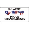 thumbnail image 1 of Fiers Grands-Parents Américains Photo de l'Armée Plaque License, 1 of 1