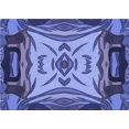 thumbnail image 1 of Ahgly Company Tapis d'Intérieur Lavables en Machine, Rectangle de Transition Bleu Ciel, 2' x 4', 1 of 7