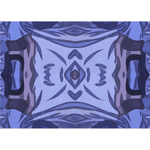 Ahgly Company Tapis d'Intérieur Lavables en Machine, Rectangle de Transition Bleu Ciel, 2' x 4'