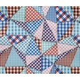 thumbnail image 5 of oneOone Cotton Flex Light Blue Fabric Check Patchwork Sewing Material Print Fabric By The Yard 40 Inch Wide, 5 of 5