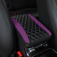 thumbnail image 1 of Leather Car Armrest Box Mat Universal, Soft Microfiber Center Console Cover with Non-Slip Sponge Backing, Protects Against Spills Scratches and Pet Claws for SUV Truck and Sedan Interiors, 1 of 8