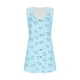 thumbnail image 5 of Ovzne Robes pour Femmes 2025 Robe pour Femme Robe de Vacances Printemps et Été à Boutons Col en V avec Bretelles Robe de Printemps en Liquidation, 5 of 5