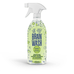 Brain Wash Foaming Bouteille de savon avec pod d'entrée - Feuille de citron 750ML