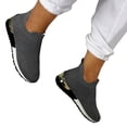 thumbnail image 2 of Mikilon Sandales en Tissu Extensible Grande Taille pour Femmes Été Confortables Chaussures de Sport Décontractées, 2 of 4