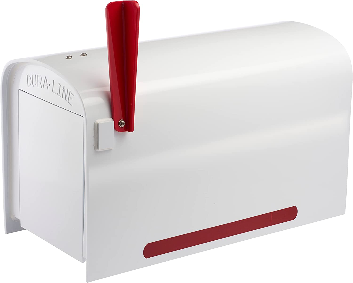 Duraline Support de Poteau pour Boîte aux Lettres Rurale Robuste, Grande Taille, Boîte aux Lettres Noire en HDPE pour Usage Extérieur