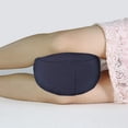 thumbnail image 3 of Memory Foam Knee Pillow for Side Sleep Leg Support Cushion for Sciatica and Numbness Back Comfort Spinal Alignment Ergonomic Leg Pillow, 3 of 4
