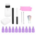 thumbnail image 4 of Gel Nail Polish Remover Kit, Nail Polish Remover Tools Kit Cuticle Pusher Nail File Set  For Home For Nail Salons, 4 of 8