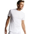 thumbnail image 1 of Hanes T-Shirt de Dessous à Col Ras du Cou Sans Étiquette pour Homme, TG, Blanc, 1 of 8