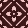 thumbnail image 1 of Ahgly Tapis d'Intérieur Lavable en Machine Carré Transitionnel Marron Chocolat, 8 Pieds Carré, 1 of 7
