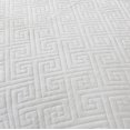 thumbnail image 4 of JML Velvet Quilt Set King Size 3 Pieces, Soft Velvet Diamond Pattern Bedspread Coverlet Quilted Bedding Set, with 2 Pillow Shams,White, 4 of 7