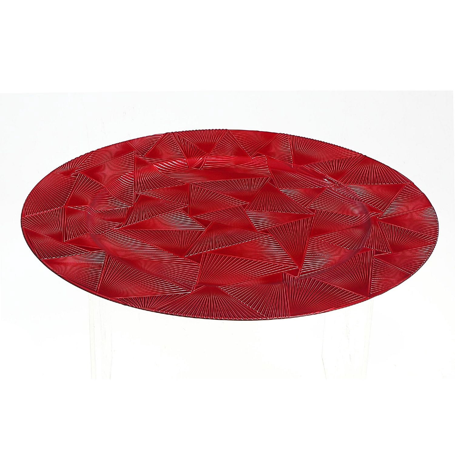Plaque De Chargeur (Trinité) (Rouge) (13 ") - Ensemble De 6