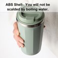 thumbnail image 3 of Mistaha 500ml Coffee Cup Stainless Steel Cup Reusable Coffee Cup Portable Travel Coffee Cup, 3 of 8