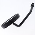 thumbnail image 3 of Miulika 2 Pcs Universel Moto Cyclomoteur Scooter Miroir Rond 10 mm Rétroviseur Noir VTT, 3 of 9