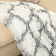 thumbnail image 4 of Plaid en Polaire Douce - Couverture Double Épaisseur Anti-Peluches, Couverture de Canapé Imprimée en Polyester, Couverture Douillette, Gris, JKODE, 4 of 8