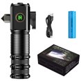 thumbnail image 1 of Mini flashlight super power flash, LED mini cap light, super bright small handheld pen light, mini rechargeable flashlight, suitable for maintenance/night outdoor/gathering/camping/emergency situation, 1 of 11