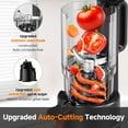 thumbnail image 4 of Aobosi Cold Press Juicer, 5.2" Feed Chute Self-Feeding for Hands-Free Operation, Juice Machine Fit Whole Fruits & Vegetables, Slow Masticating Juicer For More Juice, Less Pulp, Triple Filter, 4 of 8