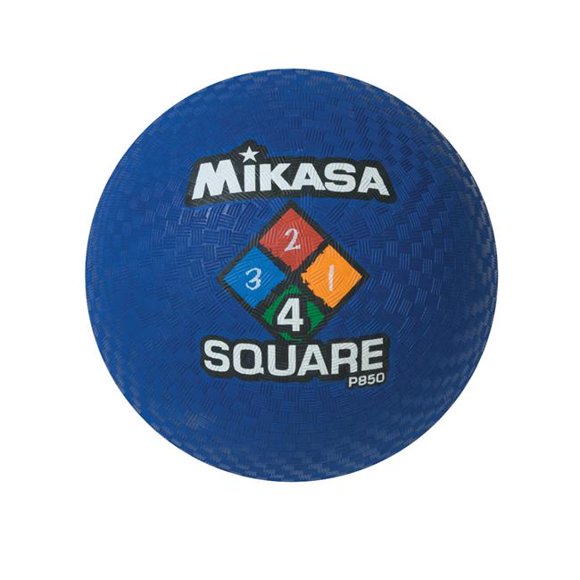 Mikasa Sports 1507816 8.5 dia. Rubber Cover Playground Ball, Blue - Round
