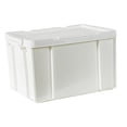 thumbnail image 4 of Heavy Duty Storage Bins Industrial Tote Bin Durable Stackable Storage Containers White, 4 of 9