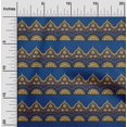 thumbnail image 1 of oneOone Viscose Chiffon Fabric Leaves & Floral Block Print Sewing Fabric BTY 42 Inch Wide, 1 of 4