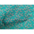 thumbnail image 4 of oneOone Tissu Popeline de Coton Imprimé Feuilles au Mètre 56 Pouces de Large, 4 of 4