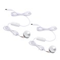 thumbnail image 1 of Dimmable LED Mini Spotlight Jewelry Showcase Display Lights, 2Pcs Dimmable Spotlight USB 5V Stepless Brightness Dimming LED Mini Spot Light with 6.6ft Cable for Display Cabinets, 1 of 7