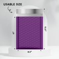 thumbnail image 2 of Yens Poly Bubble Mailers 8.5x12 200 Pack Purple Waterproof Self Seal Adhesive Shipping Bags Cushioning Padded Envelopes for Shipping Mailing Packaging Usable Space 8.5x11, 2 of 5