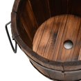 thumbnail image 2 of vidaXL 3 Piece Wooden Bucket Planter Set Solid Wood Fir, 2 of 4