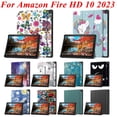 thumbnail image 2 of Étui en PU pour Amazon Fire HD 10 2023, Réveil/sommeil Automatique, Support Tri-Pli, Housse Intelligente pour Tablette pour Amazon Fire HD 10 2023 Release, Vert Foncé, 2 of 6