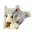 thumbnail image 2 of Chat Gris Warmies - Peluche Douillette Chauffable Parfumée à la Lavande, 2 of 2