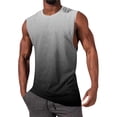 thumbnail image 1 of NTACZA Débardeurs Athlétiques pour Homme Sans Manches Chandail de Base Sport Dégradé Col Rond T-Shirt pour Homme TG, 1 of 5