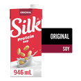 thumbnail image 1 of Silk Soy Milk Alternative, Original, Dairy Free, Shelf Stable, 7g of protein, 1 of 5
