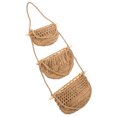 thumbnail image 1 of COOPHYA 1Set Hanging Fruit Hammock For Kitchen With Elegant Wooden And Cotton Design, 1 of 5