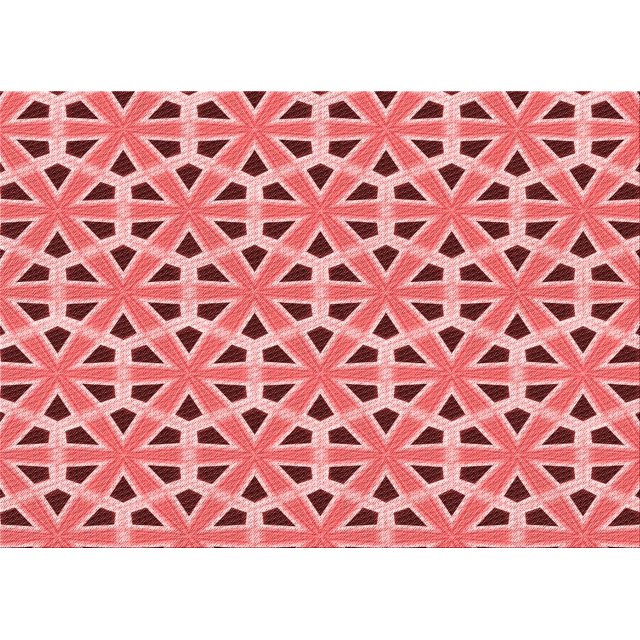 Ahgly Tapis Rectangulaire Lavable en Machine Intérieur Transitionnel Rose Pastel, 6 Pieds x 9 Pieds