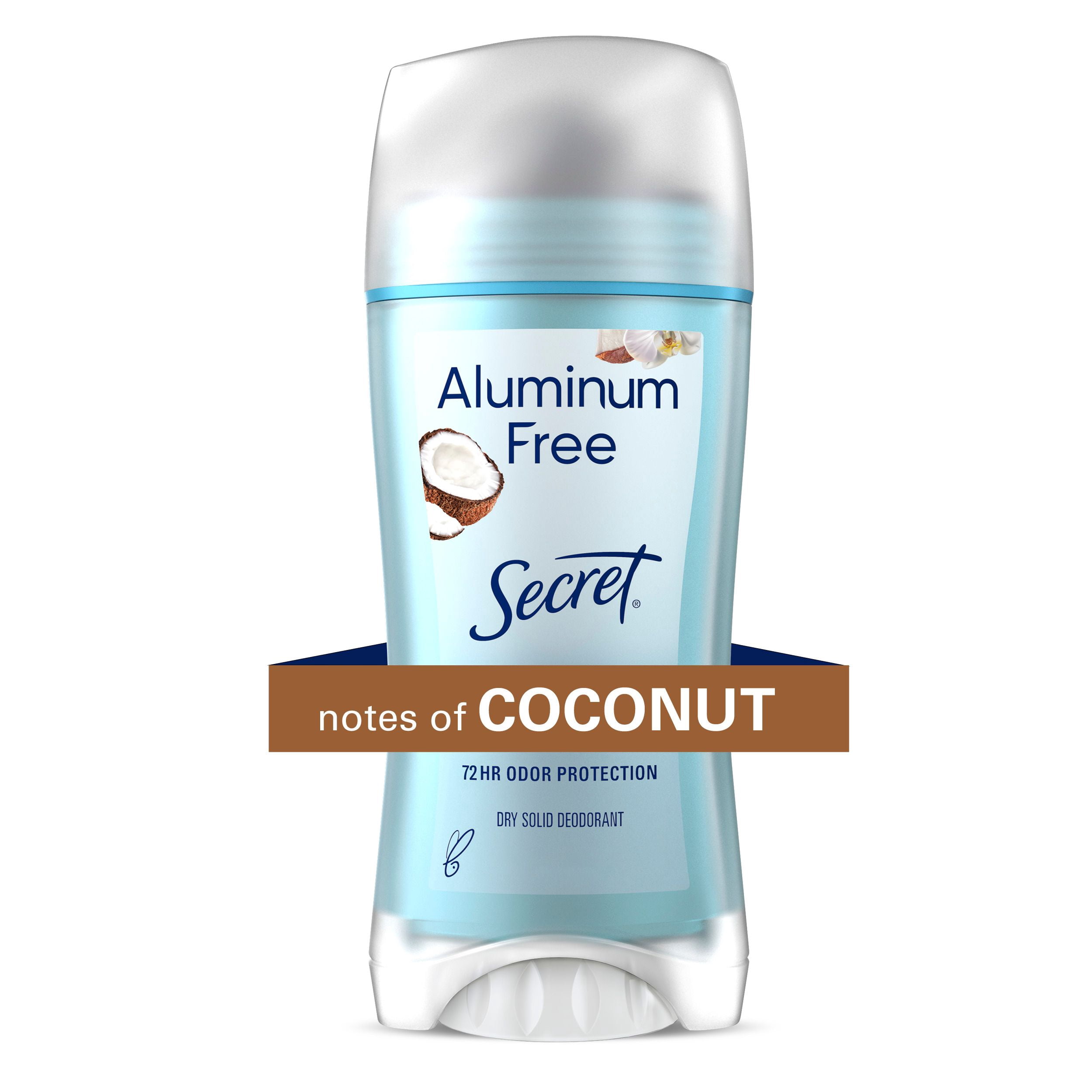 Désodorisant Sans Aluminium Secret, Noix De Coco, Pour Femmes, 68 g