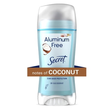 Désodorisant Sans Aluminium Secret, Noix De Coco, Pour Femmes, 68 g