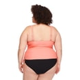 thumbnail image 3 of George Women's Plus Ruched Tankini, 3 of 6
