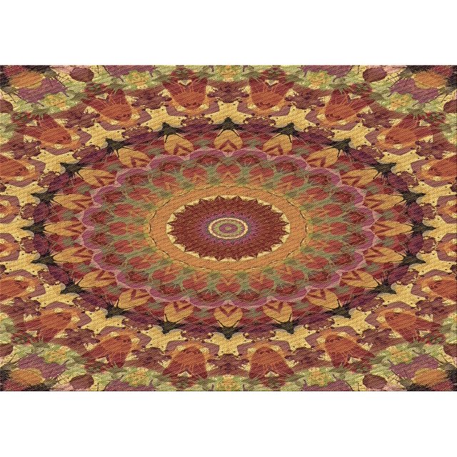 Ahgly Tapis Rectangulaire Lavable en Machine Intérieur Caramel Brun, 2 Pieds x 5 Pieds