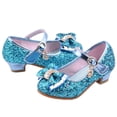 thumbnail image 1 of DPTALR Baby Girls Pearl Crystal Bowknot Sandals Bling Princess Shoes, 1 of 4