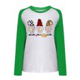 thumbnail image 4 of Daisyyozoid Nouveautés Hauts pour Femmes Joyeuses Pâques Mode Décontractée Manches Longues Chandails Imprimés pour Dames Hauts, 4 of 5