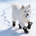 thumbnail image 5 of Breathable Reflective Protective Dog Shoes Boots With Adjustable Straps For Small Medium Outdoor Walking On Hot Pavement Rainy Weather 4PCS, 5 of 5